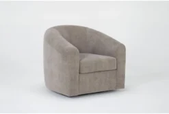 Oslin 35" Swivel Accent Chair By Nate Berkus + Jeremiah Brent