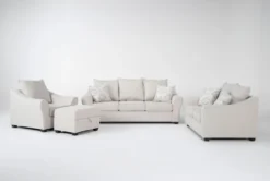 Ashfield 4 Piece Sofa, Loveseat, Chair & Ottoman Set