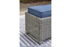 Peninsula Grey Outdoor Bench With Blue Cushion 8 Peninsula Grey Outdoor Bench With Blue Cushion -Living Room Furniture Shop 317015 detail 44