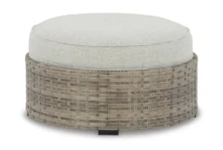 Pacific Toffee Outdoor Round Ottoman