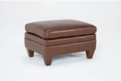Hudson Leather Ottoman