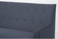 Celestino Slate Settee -Living Room Furniture Shop 317508 blue fabric settee detail 44