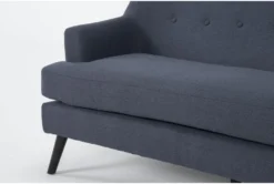 Celestino Slate Settee -Living Room Furniture Shop 317508 blue fabric settee detail 45