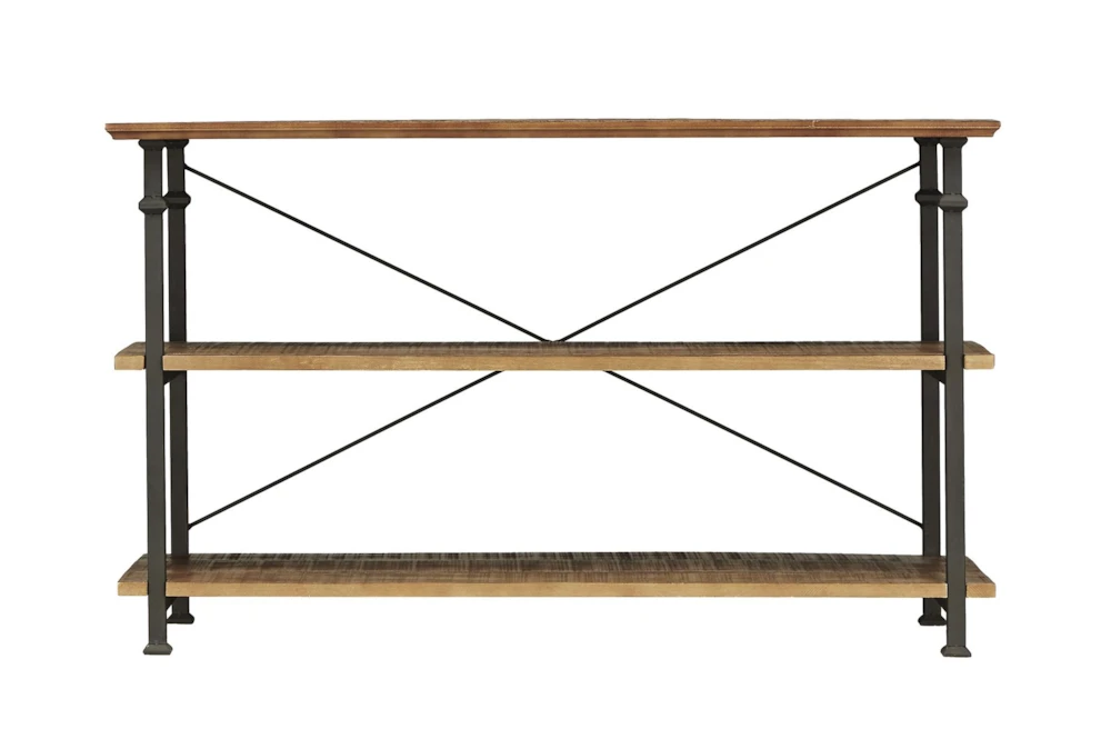 Nira Console Table With Shelves 2 Nira Console Table With Shelves - Image 2