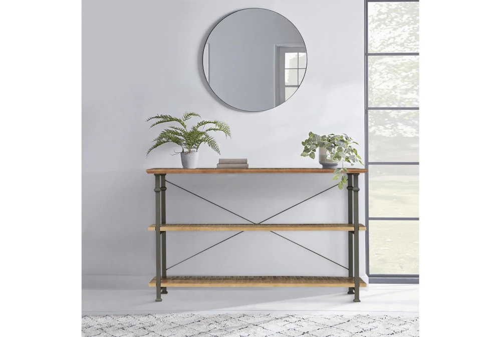Nira Console Table With Shelves 7 Nira Console Table With Shelves - Image 7