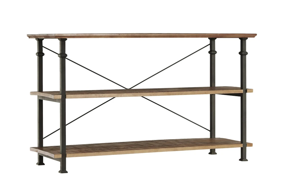 Nira Console Table With Shelves 1 Nira Console Table With Shelves