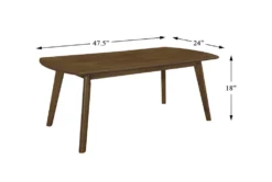 Don 3 Piece Coffee Table Set -Living Room Furniture Shop 317533 brown wood coffee and end table set detail 45