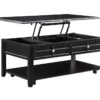 Rufus Lift-Top Coffee Table With Wheels