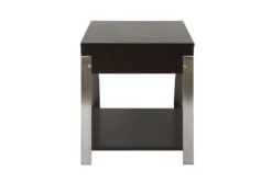Nion End Table 12 Nion End Table -Living Room Furniture Shop 317545 brown wood end table back 82