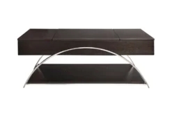 Nion Lift-Top Storage Coffee Table -Living Room Furniture Shop 317546 brown wood coffee table front 02