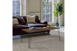 Niki Coffee Table With Hairpin Legs -Living Room Furniture Shop 317553 brown wood coffee table room 85