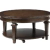Ross Round Coffee Table With Wheels