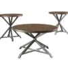 Abby 3 Piece Round Coffee Table Set