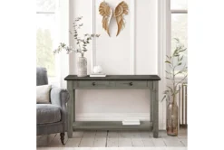 Every Two Tone Brown/Grey Console Table -Living Room Furniture Shop 317567 brown wood sofa table room 85