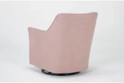 Samira Blush Swivel Glider Chair -Living Room Furniture Shop 317996 pink fabric swivel glider side 19
