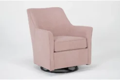 Samira Blush Swivel Glider Chair