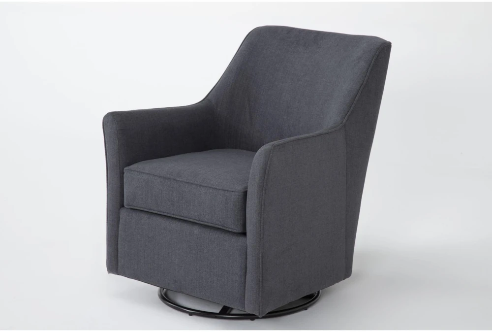 Samira Slate Swivel Glider Chair 3 Samira Slate Swivel Glider Chair - Image 3