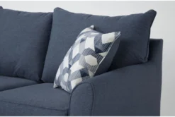 Jaylen Indigo 85" Queen Sleeper Sofa, Loveseat & Chaise Set 11 Jaylen Indigo 85" Queen Sleeper Sofa, Loveseat & Chaise Set -Living Room Furniture Shop 318077 blue fabric living room set detail 46