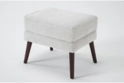 Kaycee Pumice Ottoman -Living Room Furniture Shop 318119 grey fabric accent ottoman side 18