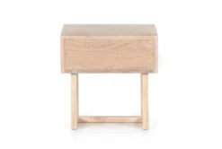 White Wash Accent Table With Cane -Living Room Furniture Shop 318179 natural wood accent table back 82