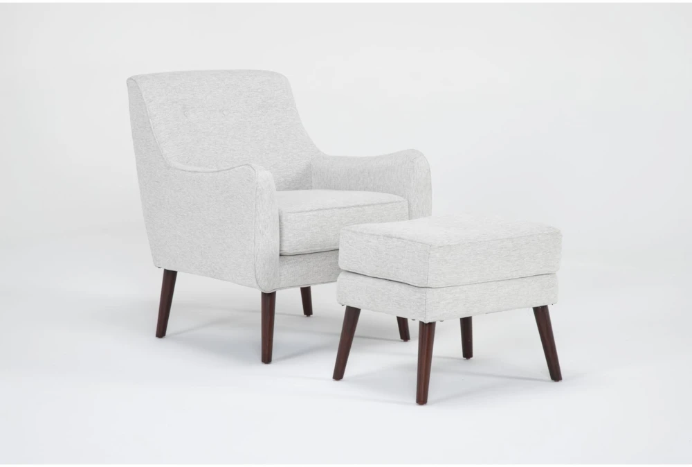 Kaycee Pumice Chair And Ottoman 1 Kaycee Pumice Chair And Ottoman