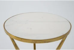 Beverly Marble Accent Table 5 Beverly Marble Accent Table -Living Room Furniture Shop 320291 gold metal accent table detail 44