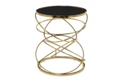 Black Marble Accent Table