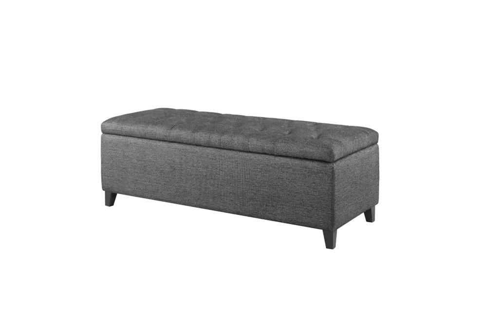 Maia 49"Charcoal Tufted Soft Close Storage Bench 1 Maia 49"Charcoal Tufted Soft Close Storage Bench