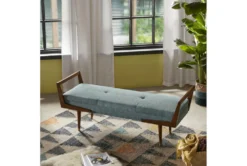 59" Mid-Century Blue Bench -Living Room Furniture Shop 320518 room 85