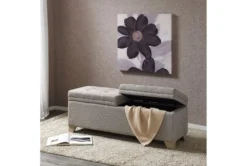53" Grey Soft Close Storage Bench -Living Room Furniture Shop 320523 room 85