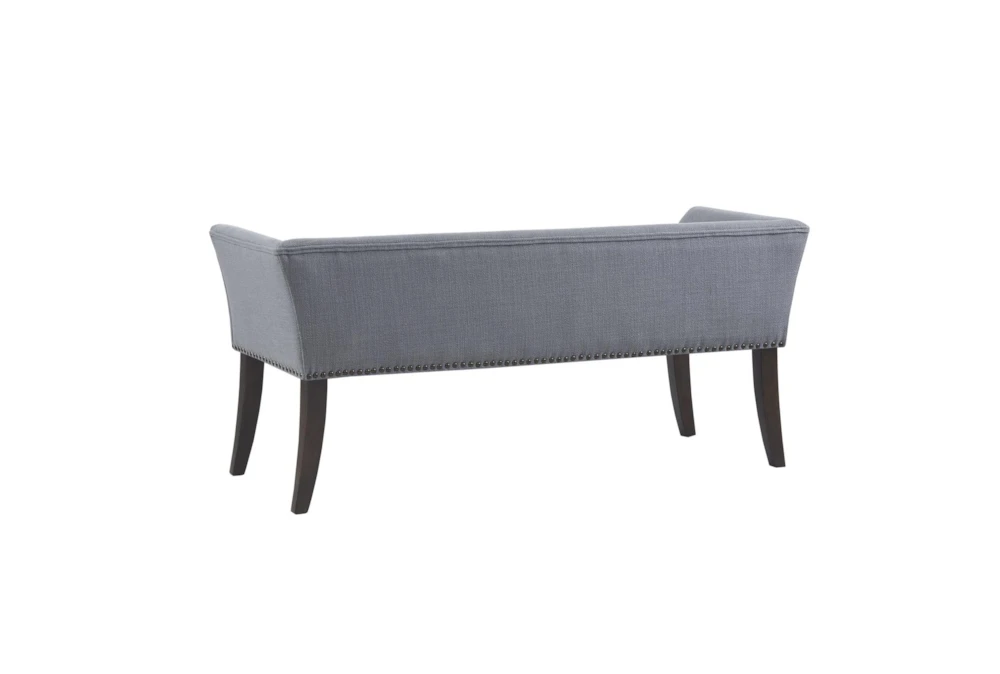 50" Nessa Slate Blue Accent Bench 7 50" Nessa Slate Blue Accent Bench - Image 7