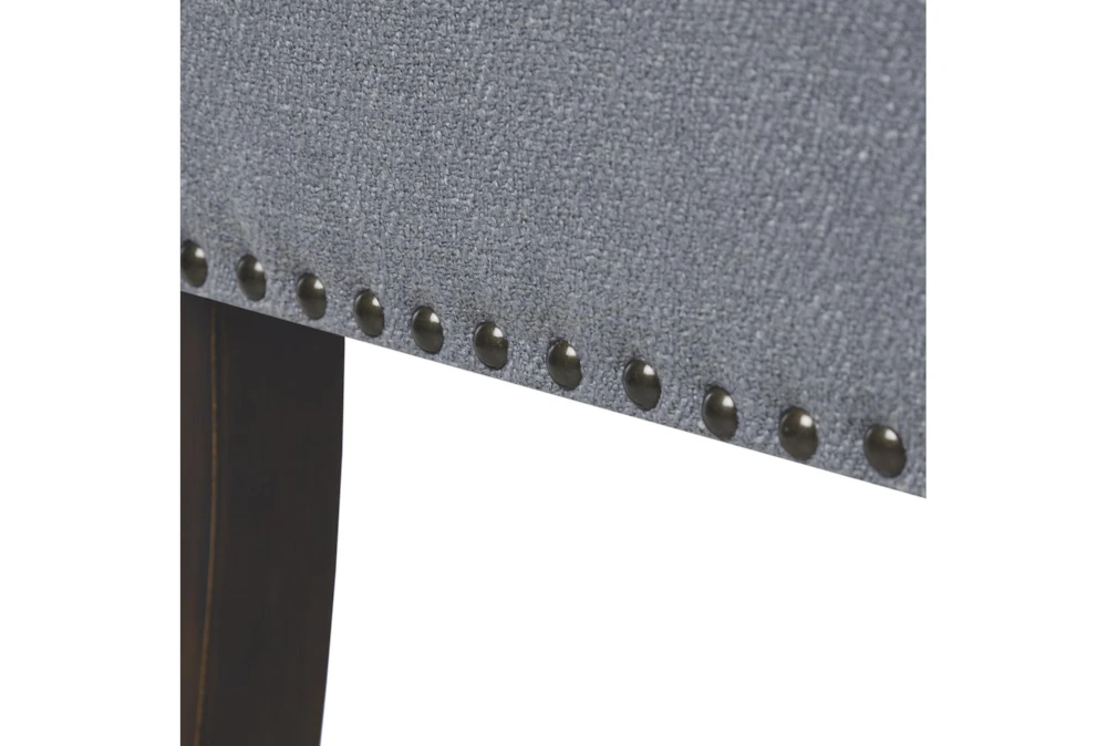 50" Nessa Slate Blue Accent Bench 4 50" Nessa Slate Blue Accent Bench - Image 4