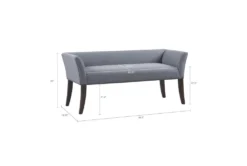 50" Nessa Slate Blue Accent Bench 13 50" Nessa Slate Blue Accent Bench -Living Room Furniture Shop 320527 detail 46