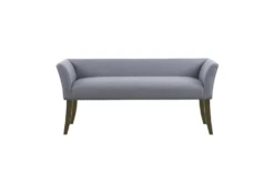 50" Nessa Slate Blue Accent Bench 17 50" Nessa Slate Blue Accent Bench -Living Room Furniture Shop 320527 front 02