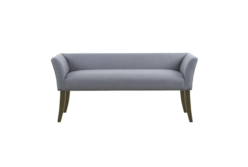 50" Nessa Slate Blue Accent Bench 9 50" Nessa Slate Blue Accent Bench - Image 9