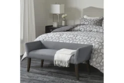 50" Nessa Slate Blue Accent Bench 16 50" Nessa Slate Blue Accent Bench -Living Room Furniture Shop 320527 room 85