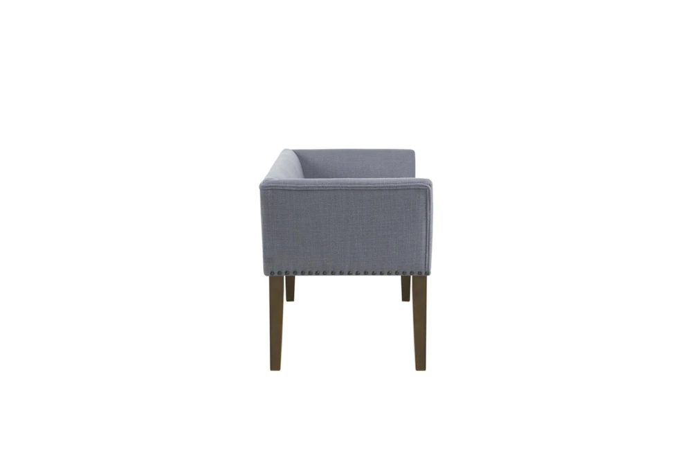 50" Nessa Slate Blue Accent Bench 2 50" Nessa Slate Blue Accent Bench - Image 2