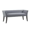 50" Nessa Slate Blue Accent Bench