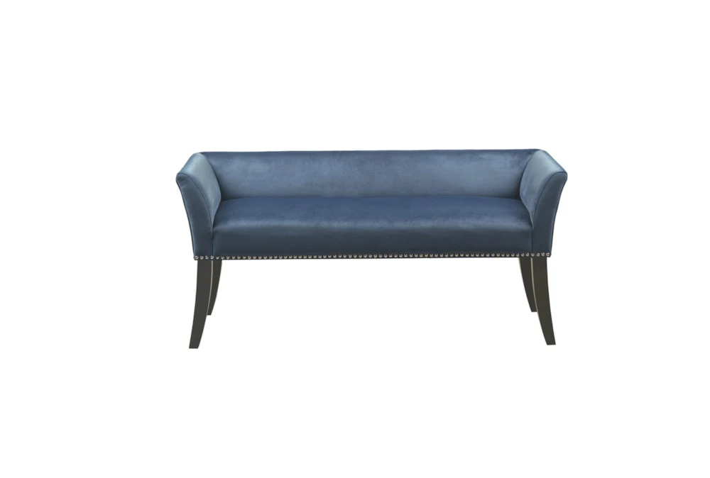 50" Nessa Blue Accent Bench 2 50" Nessa Blue Accent Bench - Image 2