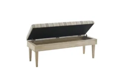 50" Beige Multi Soft Close Storage Bench -Living Room Furniture Shop 320540 storage 12