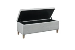 48" Light Grey Soft Close Storage Bench -Living Room Furniture Shop 320544 storage 12