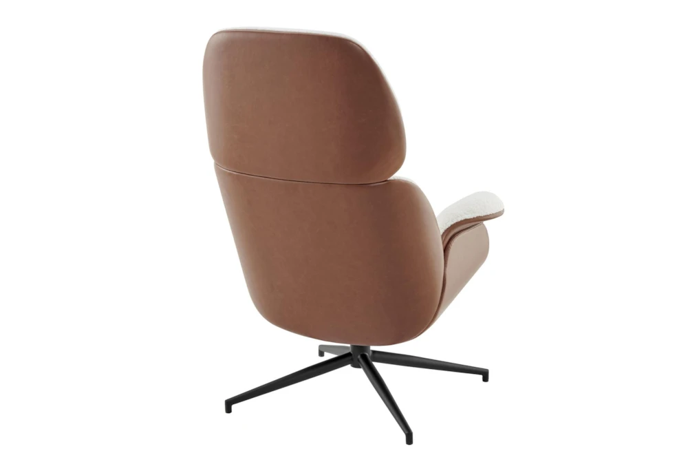 Lena Ivory Lounge Swivel Chair 4 Lena Ivory Lounge Swivel Chair - Image 4