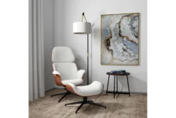 Lena Ivory Lounge Swivel Chair 17 Lena Ivory Lounge Swivel Chair -Living Room Furniture Shop 320652 white fabric accent chair detail 51