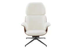 Lena Ivory Lounge Swivel Chair