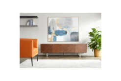 Mani Cognac Lounge Chair With Matte Black Legs -Living Room Furniture Shop 320685 orange leather accent chair detail 51