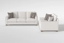 Modena 87" Queen Sleeper/Loveseat Set
