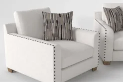 Modena Queen Sleeper/Loveseat/Chair Set -Living Room Furniture Shop 321069 natural fabric living room set detail 44