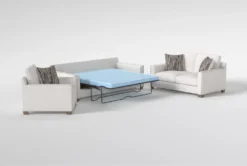 Modena Queen Sleeper/Loveseat/Chair Set -Living Room Furniture Shop 321069 natural fabric living room set sleeper 36