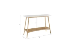 Zena Off-White/Natural Console Table With Storage -Living Room Furniture Shop 321581 natural wood sofa table detail 44