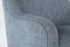 Katrina Blue Swivel Glider Chairs, Set Of 2 7 Katrina Blue Swivel Glider Chairs, Set Of 2 -Living Room Furniture Shop 322477 blue fabric swivel glider detail 45